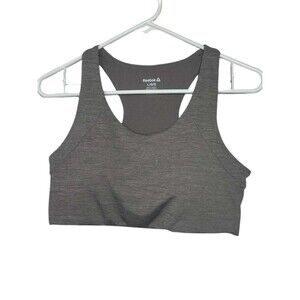 Reebok Sports Bra Women's Large Brown Impact Reflex Racerback